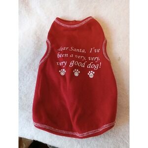 Dog Shirt/sweater Santa